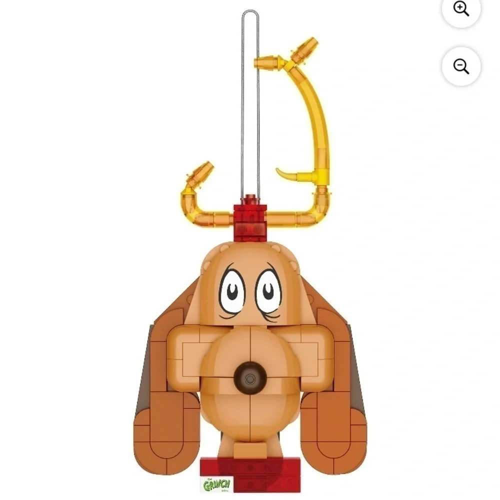 The Grinch Max the Dog Brickcraft Block Building Set NEW Christmas Ornament